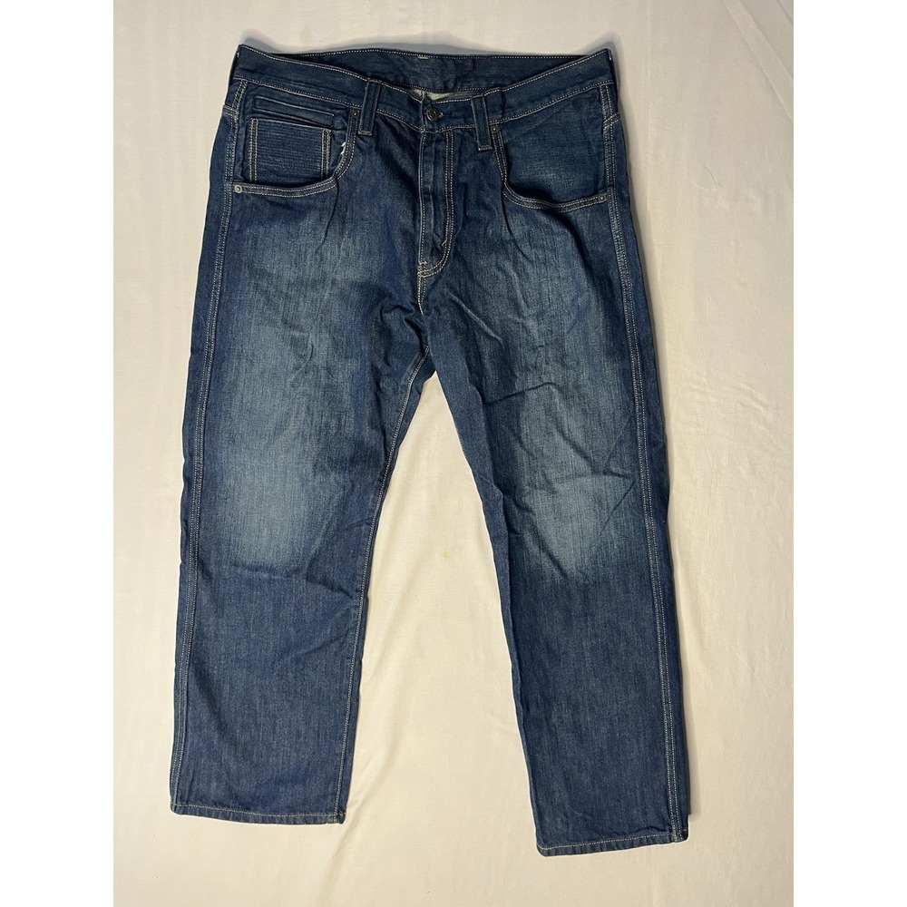Levis 569 Black Label Denim Jeans Men's Size 36x30 Loose Straight